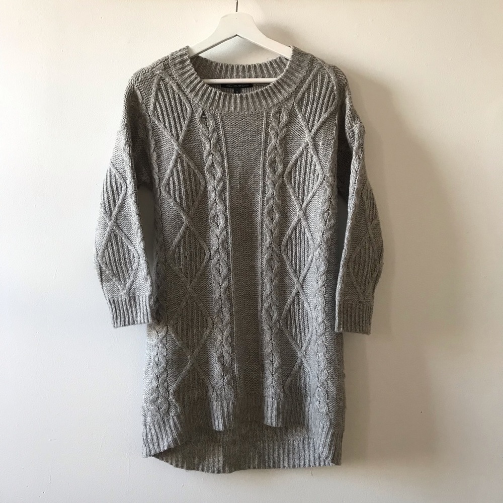 Cozy grey sweater/dress by W118 by Walter Baker
